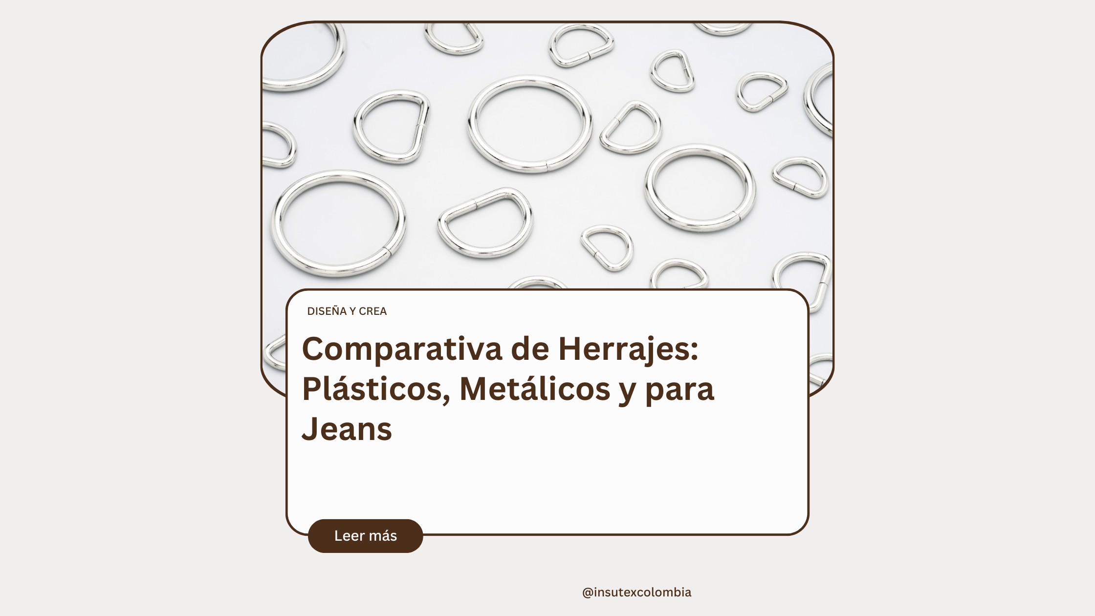 Comparativa de Herrajes: Plásticos, Metálicos y para Jeans