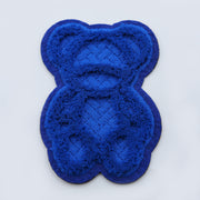 APLIQUE AL CALOR BORDADO OSO AZUL