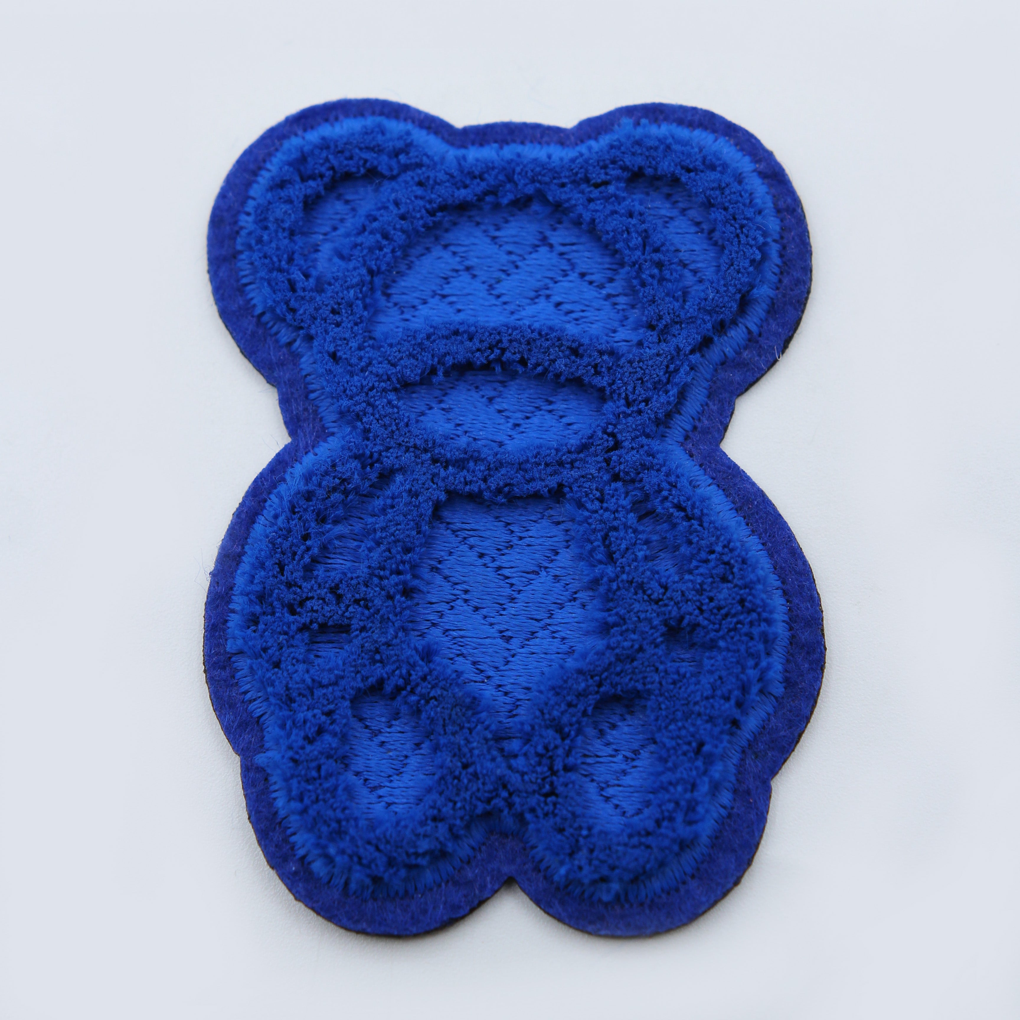 APLIQUE AL CALOR BORDADO OSO AZUL