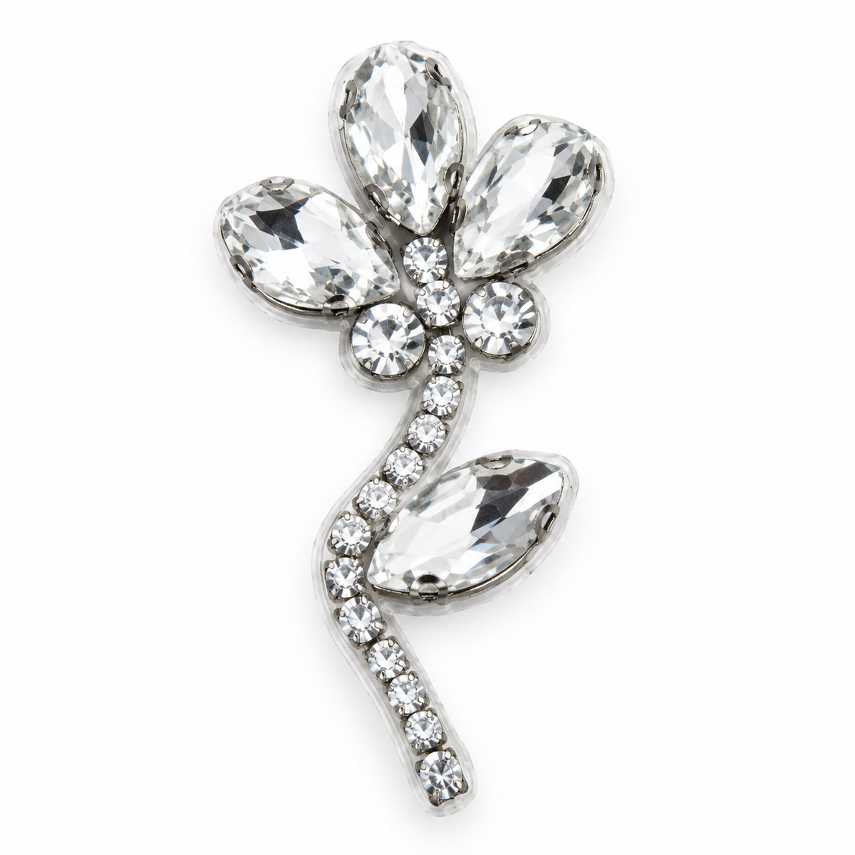 APLIQUE CALOR BASE PLATA 4.5CM*2CM
