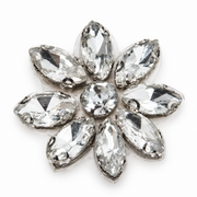 APLIQUE CALOR BASE PLATA 2.5CM*2.5CM